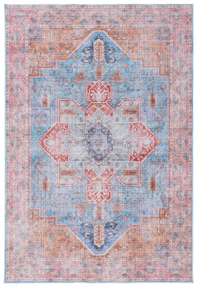 Safavieh Serapi Machine Washable 582 Rug, SEP582 - Blue / Rust