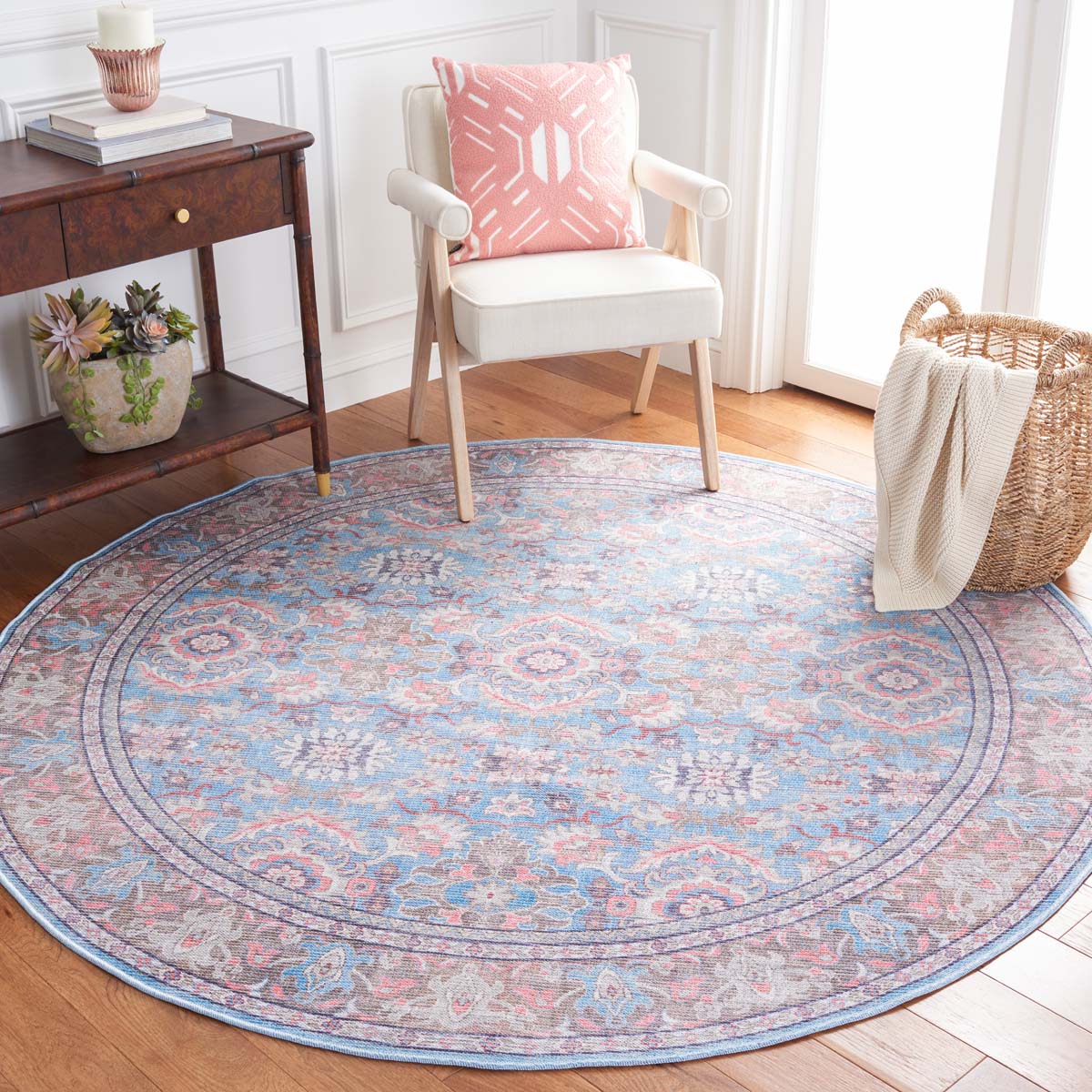 Safavieh Serapi Machine Washable 584 Rug, SEP584 - Rust / Blue