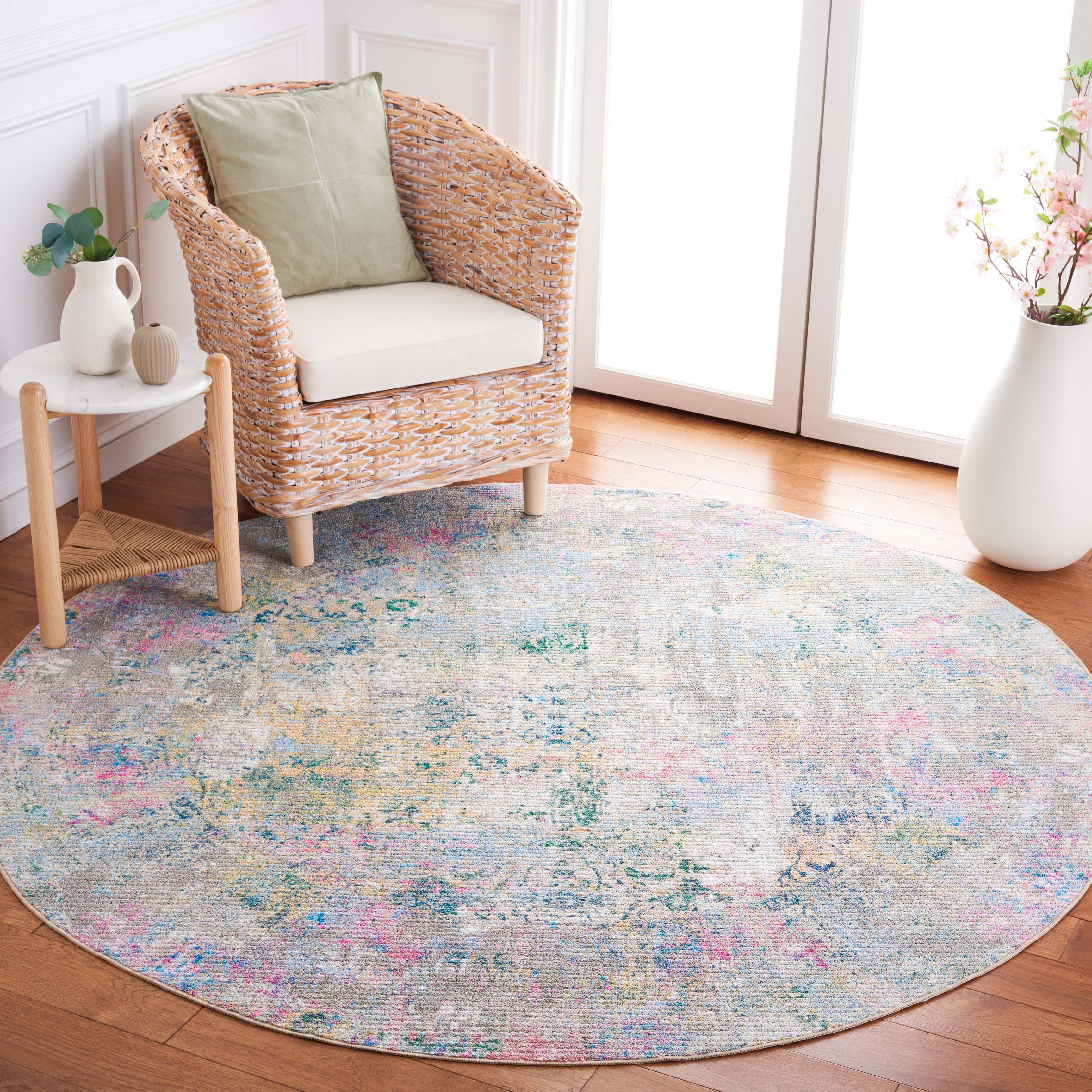 Safavieh Sequoia 102 Rug, SEQ102 - Green / Pink