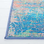 Safavieh Sequoia Machine Washable 151 Rug, SEQ151 - Blue / Orange