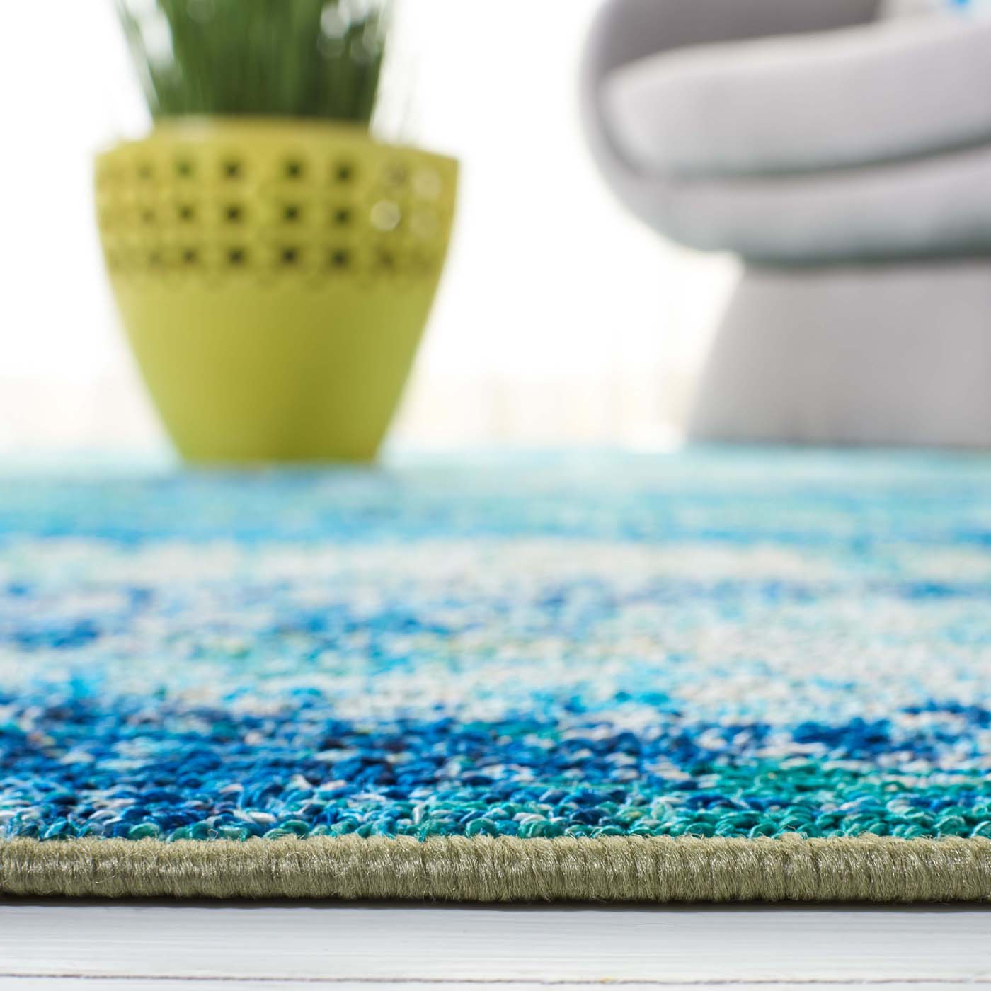 Safavieh Sequoia Machine Washable 156 Rug, SEQ156 - Blue / Green