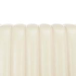 Safavieh Couture Carmina Channeled Leather Sofa - Light Beige