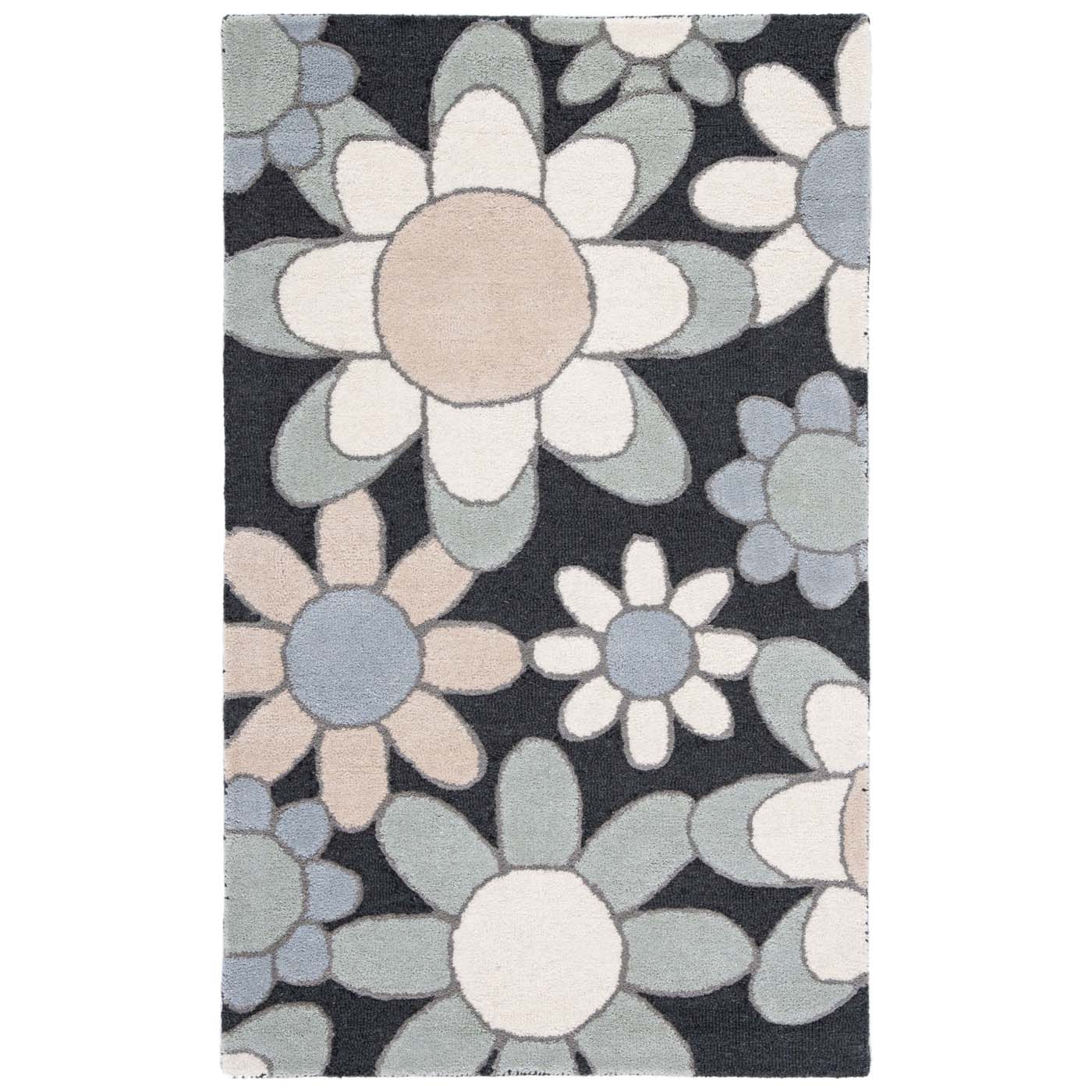 Safavieh Safavieh Kids 923 Rug, SFK923 - Charcoal / Ivory