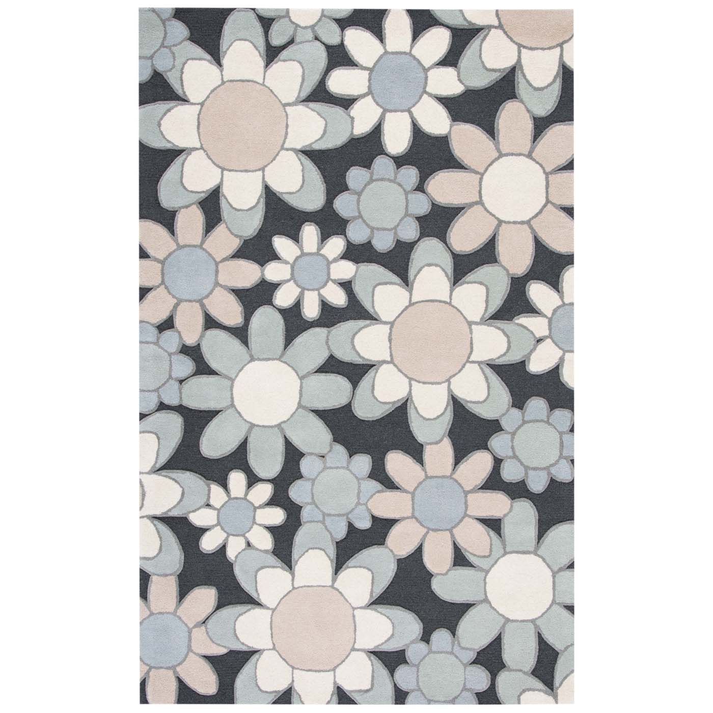 Safavieh Safavieh Kids 923 Rug, SFK923 - Charcoal / Ivory