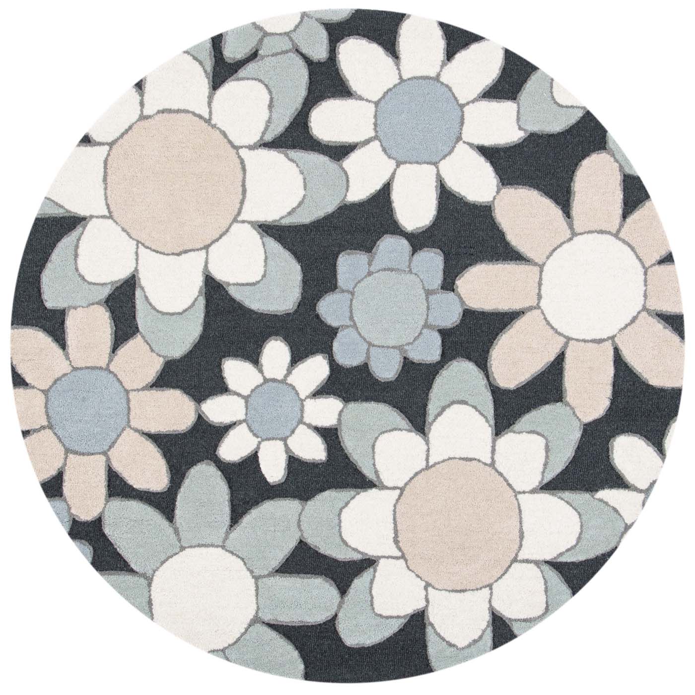 Safavieh Safavieh Kids 923 Rug, SFK923 - Charcoal / Ivory