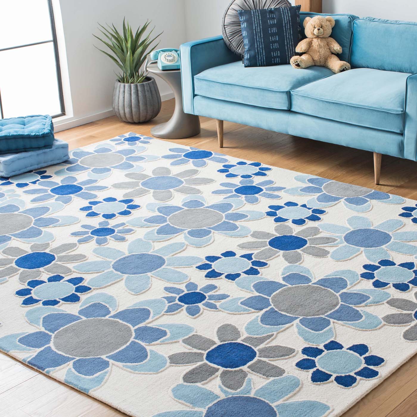 Safavieh Safavieh Kids 923 Rug, SFK923 - Ivory / Blue