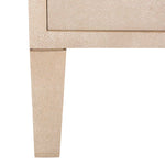 Safavieh Couture Delana Faux Shagreen Nightstand - Beige