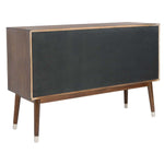 Safavieh Couture Madden Retro Dresser - Walnut / Silver