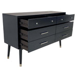 Safavieh Couture Madden Retro Dresser - Navy / Silver