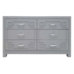 Safavieh Couture Raina 6 Drawer Dresser - Grey / Silver