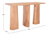 Safavieh Couture Ryllae Elm Wood Console Table, SFV2303 - Natural