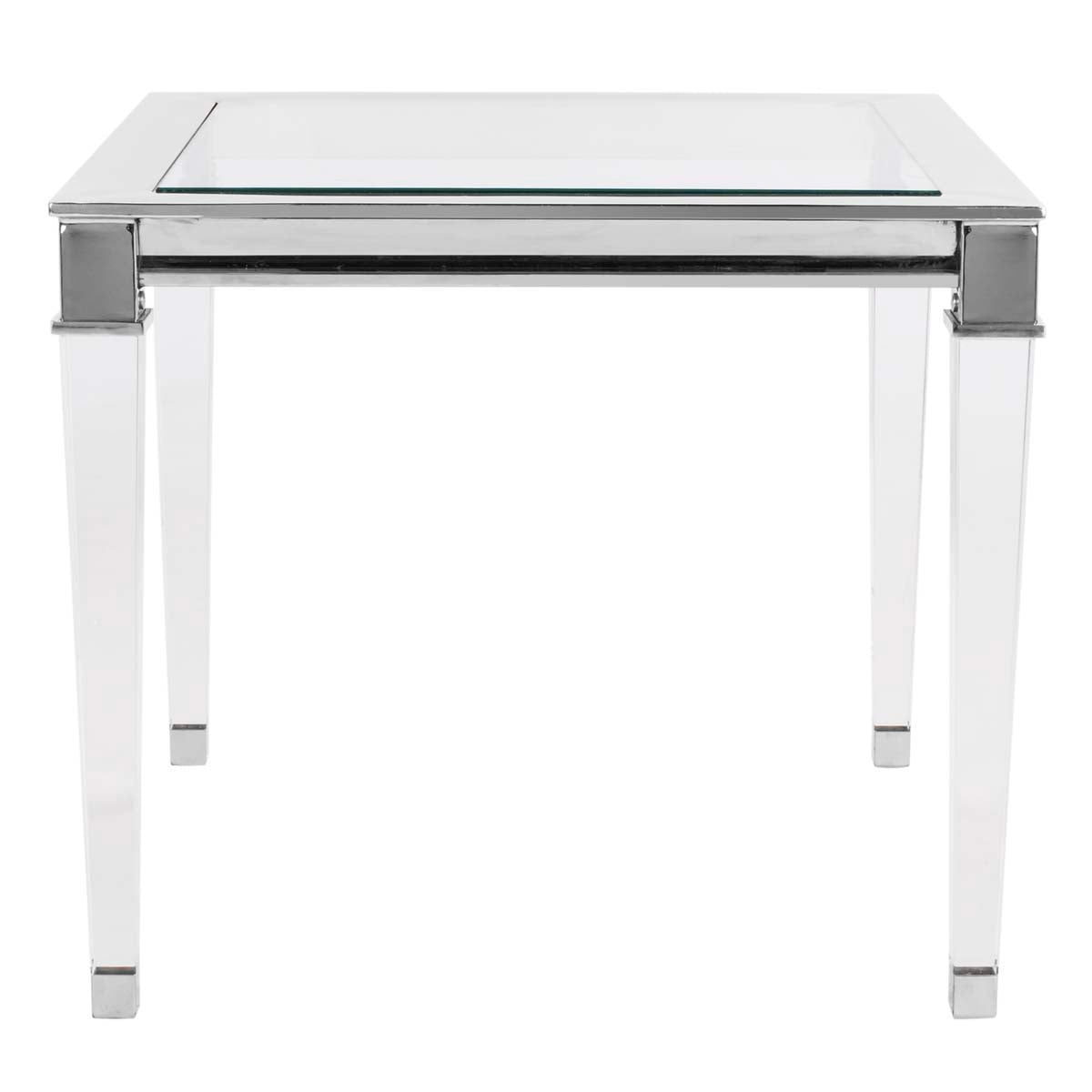 Safavieh Couture Charleston Acrylic End Table - Silver