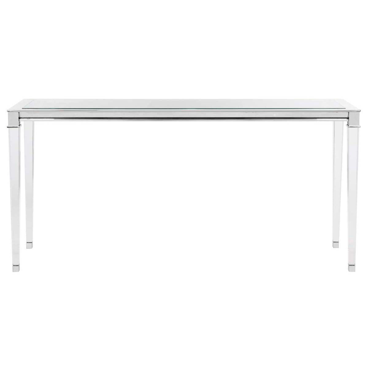 Safavieh Couture Charleston Acrylic Console Table - Silver