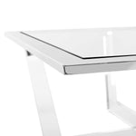 Safavieh Couture Hermina Acrylic Coffee Table - Silver