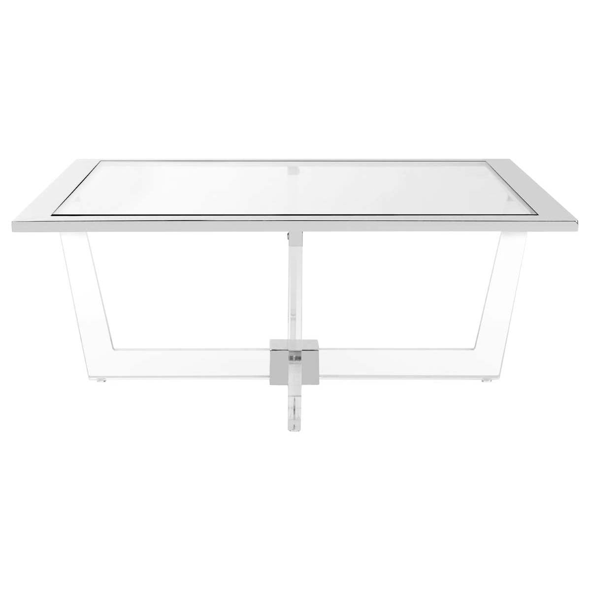 Safavieh Couture Hermina Acrylic Coffee Table - Silver