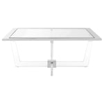 Safavieh Couture Hermina Acrylic Coffee Table - Silver