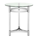 Safavieh Couture Letty Round Acrylic End Table - Silver