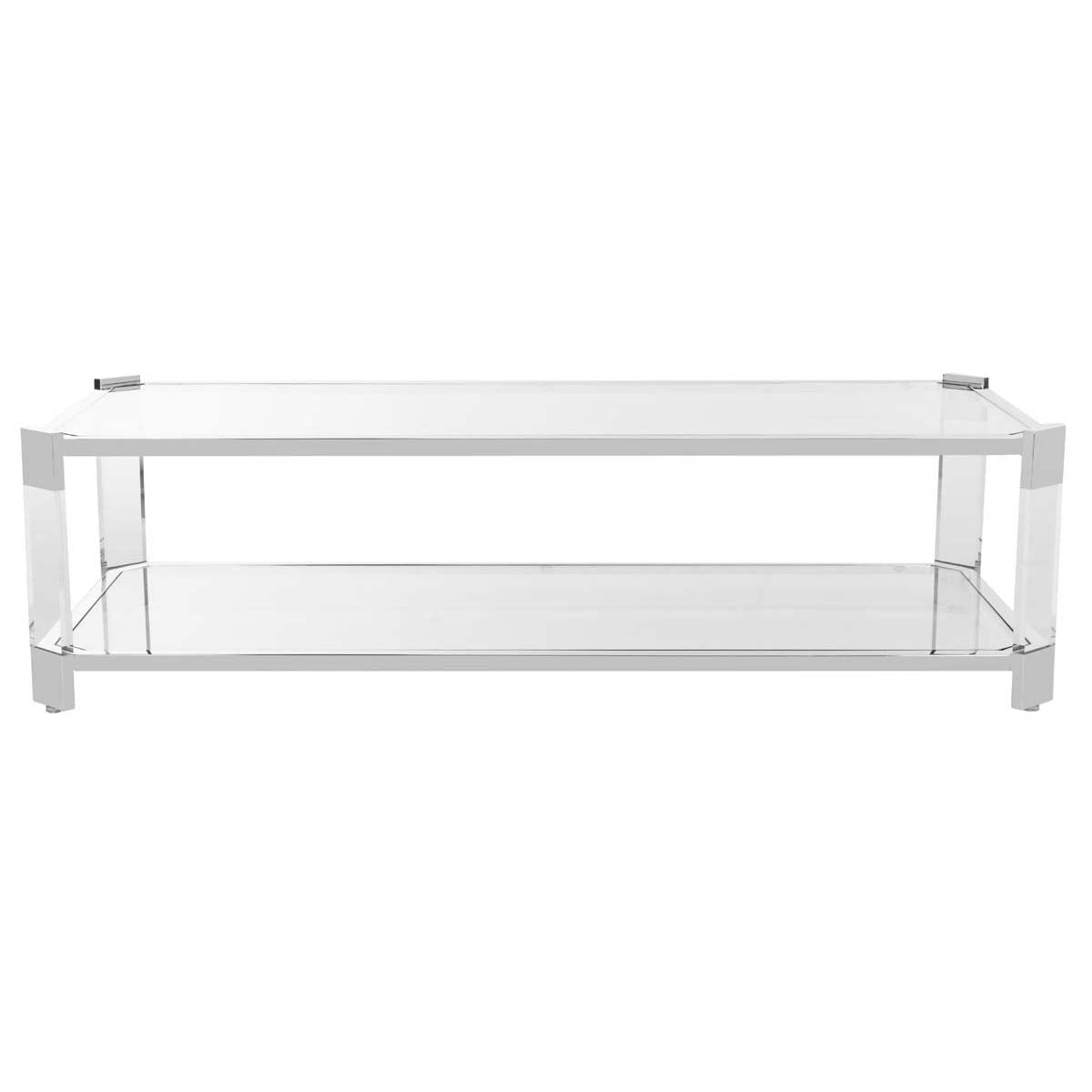 Safavieh Couture Gianna Acrylic Coffee Table - Silver