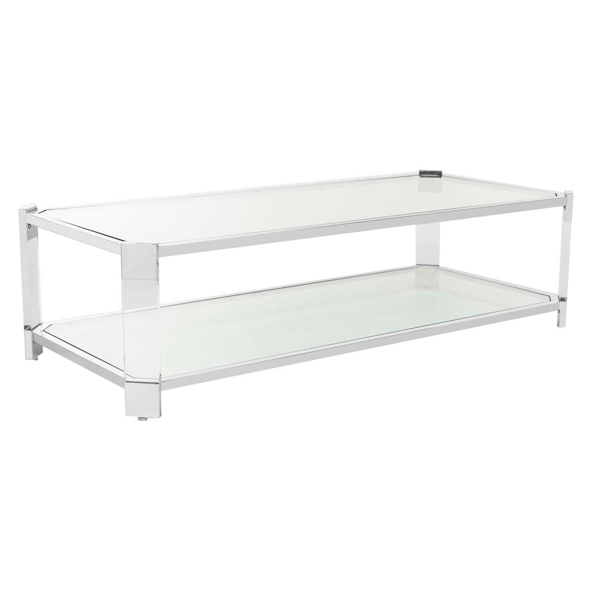 Safavieh Couture Gianna Acrylic Coffee Table - Silver