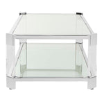 Safavieh Couture Gianna Acrylic Coffee Table - Silver