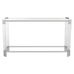 Safavieh Couture Gianna Acrylic Console Table - Silver