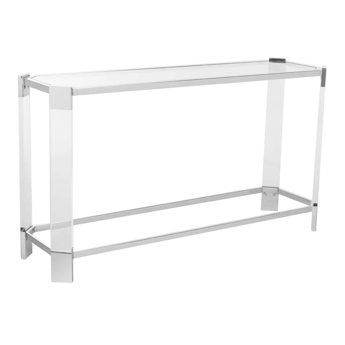 Safavieh Couture Gianna Acrylic Console Table - Silver