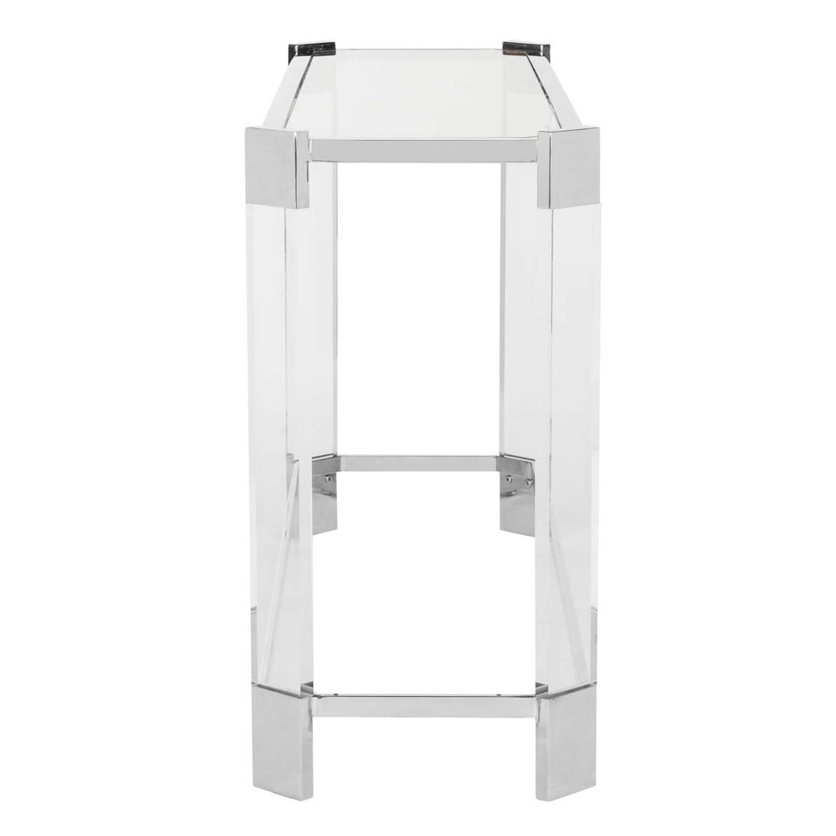 Safavieh Couture Gianna Acrylic Console Table - Silver