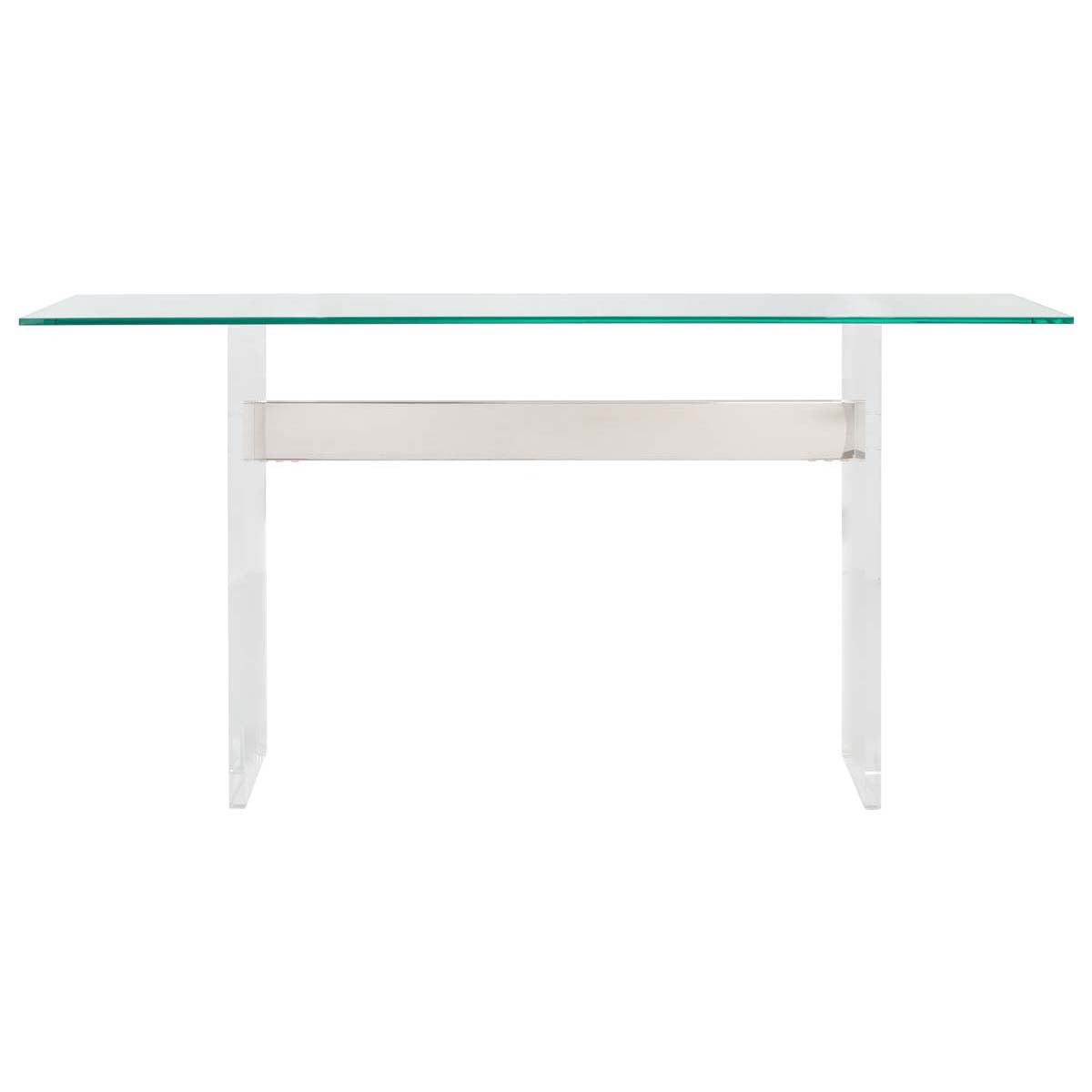 Safavieh Couture Charlise Acrylic Console Table - Silver / Clear