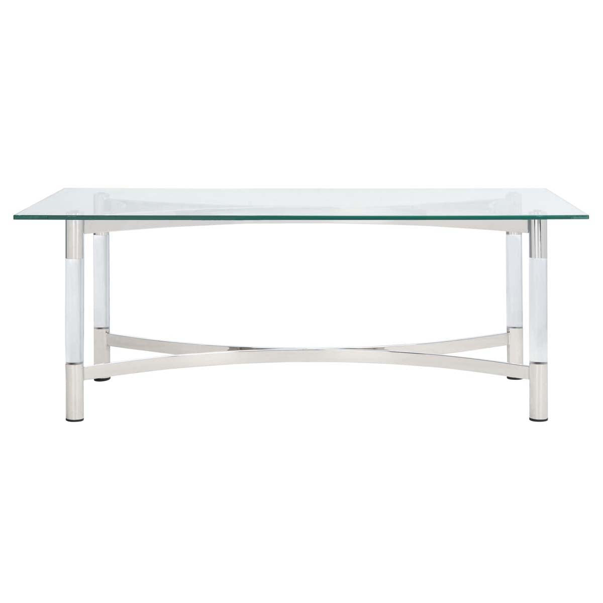 Safavieh Couture Letty Acrylic Coffee Table - Silver