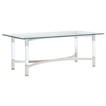 Safavieh Couture Letty Acrylic Coffee Table - Silver