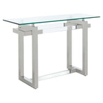 Safavieh Couture Montrelle Acrylic Console Table - Silver