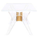 Safavieh Couture Werner Acrylic Coffee Table - Brass