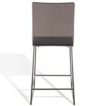 Safavieh Couture Bryant Acrylic Counter Stool - Smoke Grey / Gunmetal