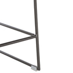 Safavieh Couture Bryant Acrylic Counter Stool - Smoke Grey / Gunmetal