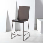 Safavieh Couture Bryant Acrylic Counter Stool - Smoke Grey / Gunmetal