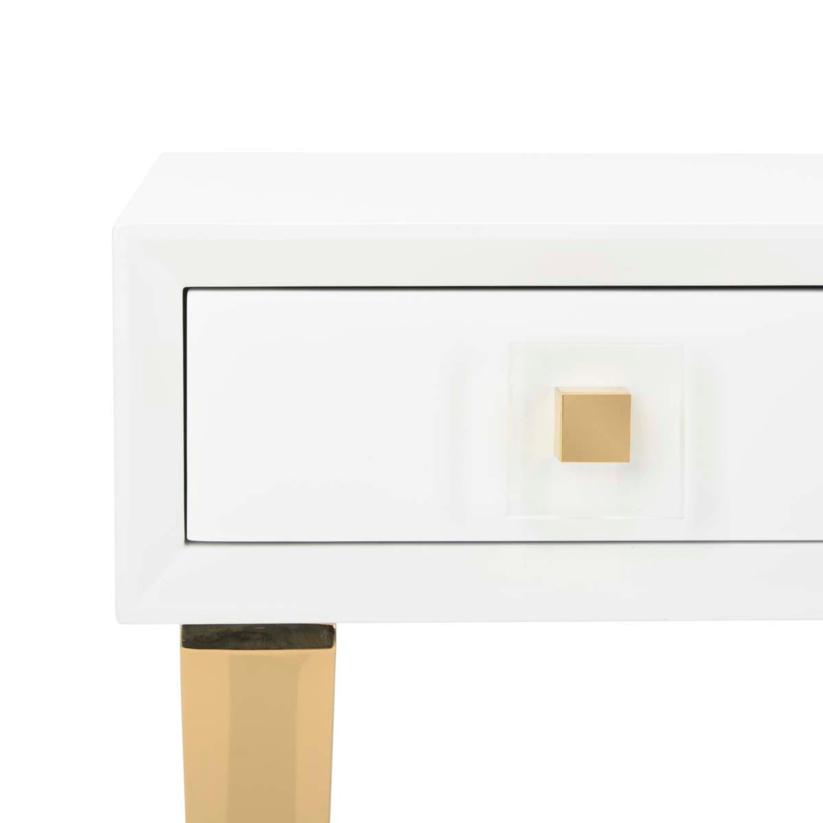 Safavieh Couture Yesenia Lacquer Desk - White Lacquer