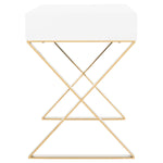 Safavieh Couture Yesenia Lacquer Desk - White Lacquer