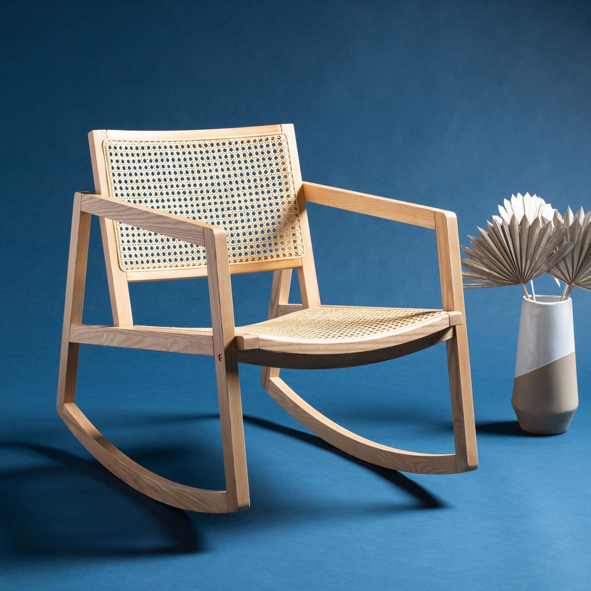 Safavieh Couture Perth Rattan Rocking Chair - Natural