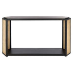 Safavieh Couture Jovie Rattan Console Table - Black / Natural