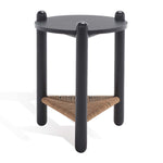 Safavieh Couture Macianna Woven Shelf Accent Table - Black