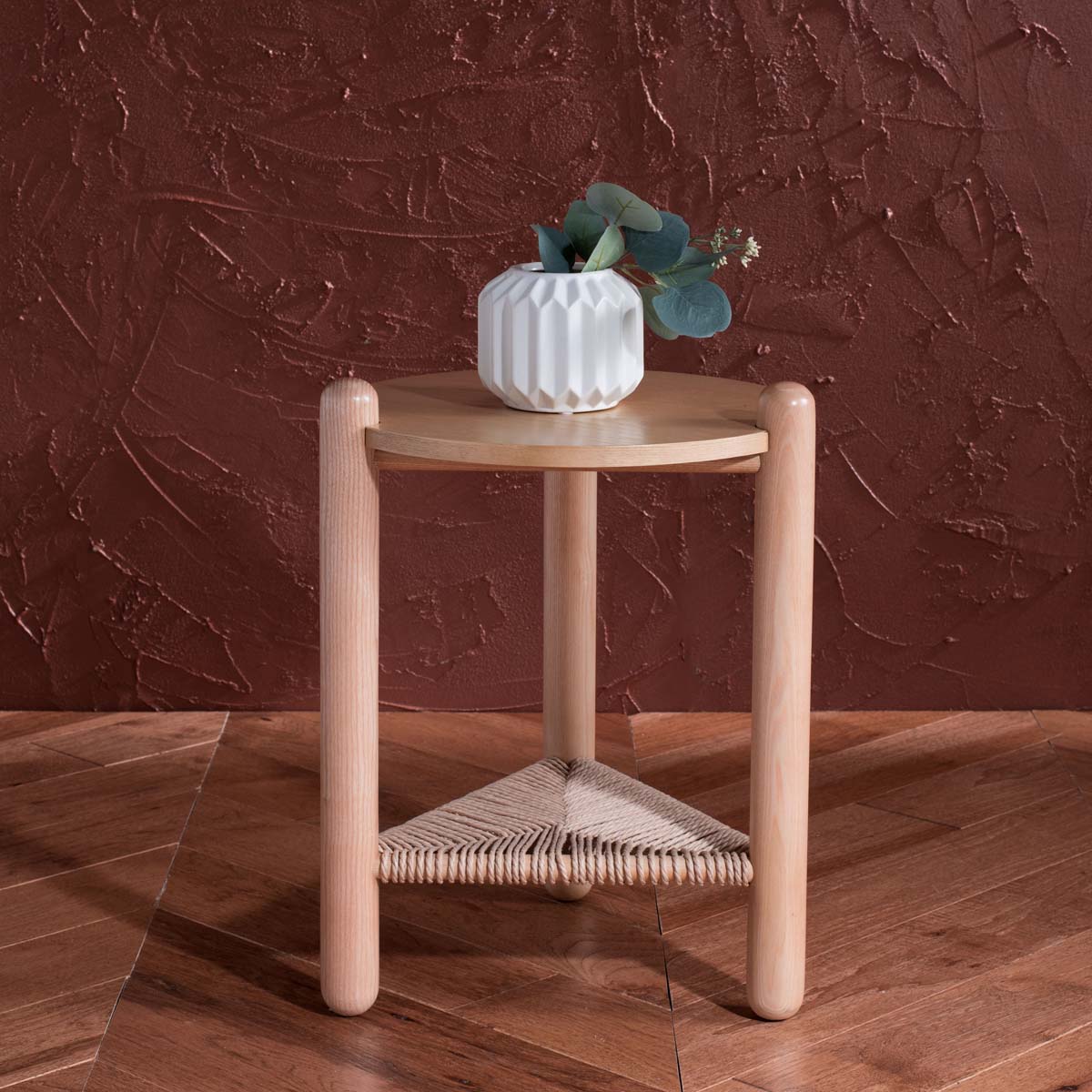 Safavieh Couture Macianna Woven Shelf Accent Table - Natural