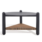 Safavieh Couture Macianna Woven Shelf Coffee Table - Black