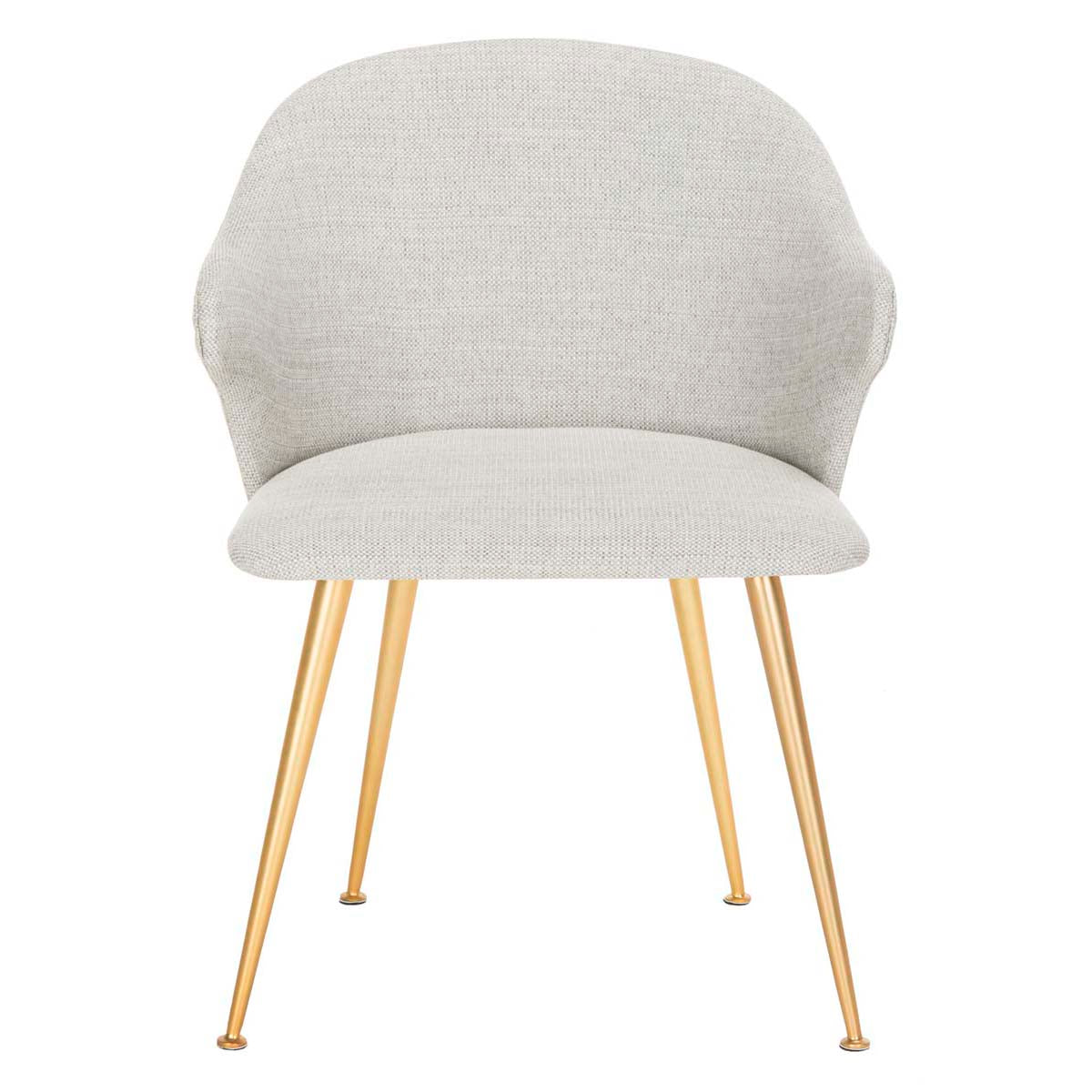 Safavieh Couture Edmond Poly Blend Arm Chair - Light Grey