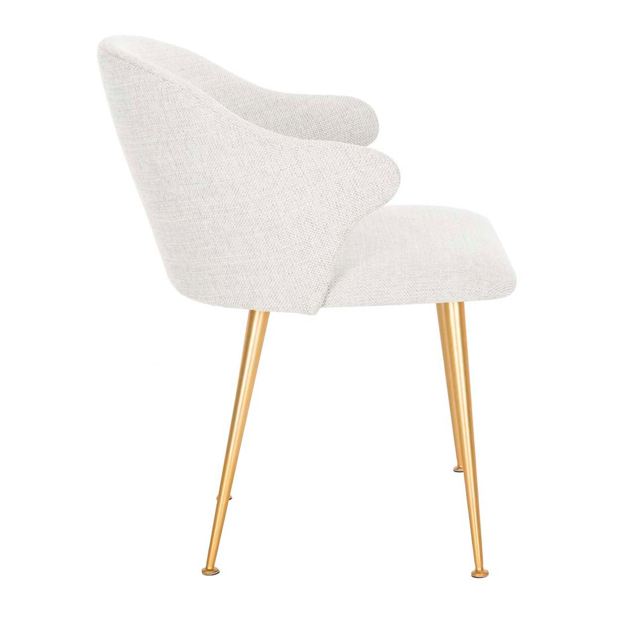 Safavieh Couture Edmond Poly Blend Arm Chair - Light Grey