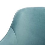 Safavieh Couture Leyla Swivel Velvet Accent Chair - Seafoam