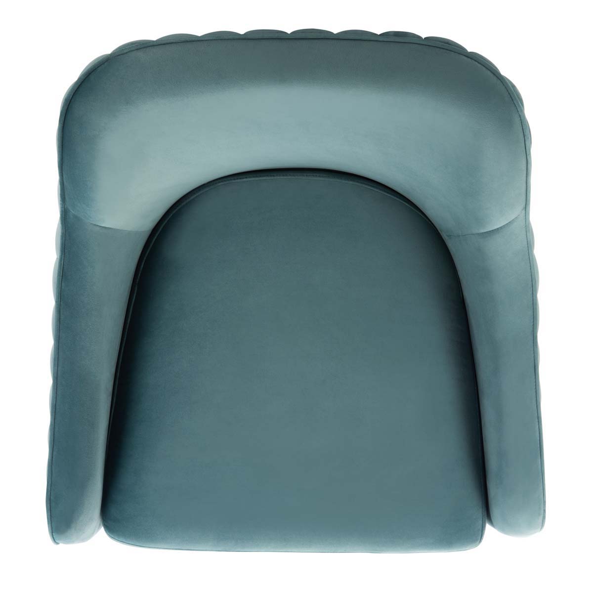 Safavieh Couture Leyla Swivel Velvet Accent Chair - Seafoam