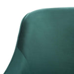 Safavieh Couture Leyla Swivel Velvet Accent Chair - Emerald