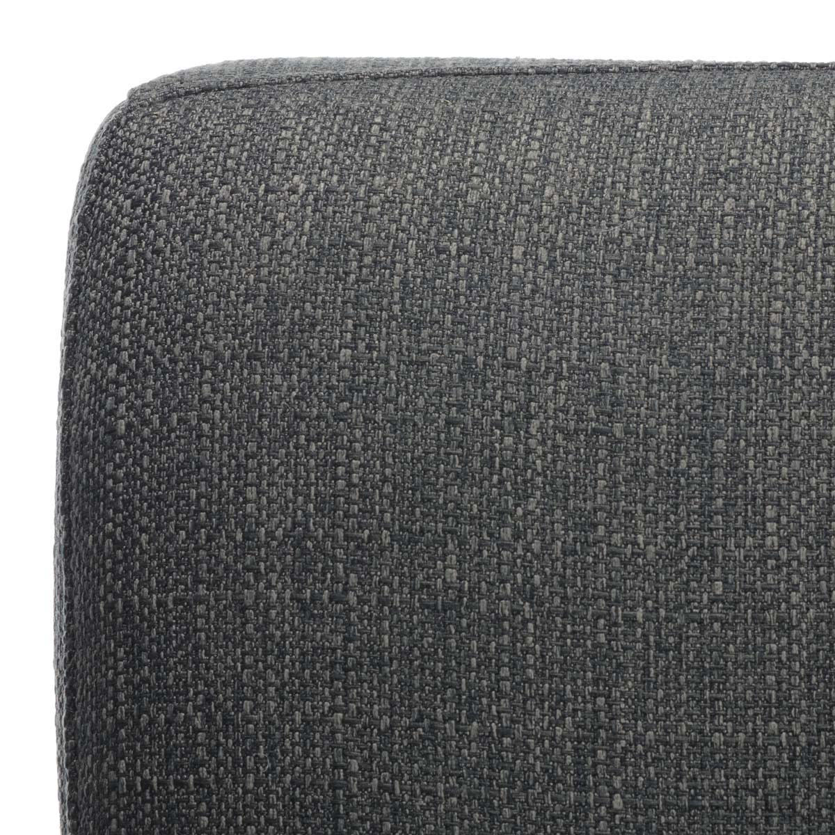 Safavieh Couture Opal Linen Tufted Arm Chair - Slate Grey