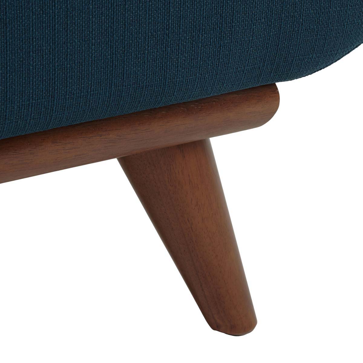 Safavieh Couture Opal Linen Tufted Arm Chair - Dark Teal