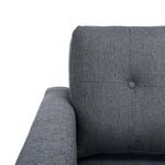 Safavieh Couture Gneiss Modern Linen Sofa - Slate Grey